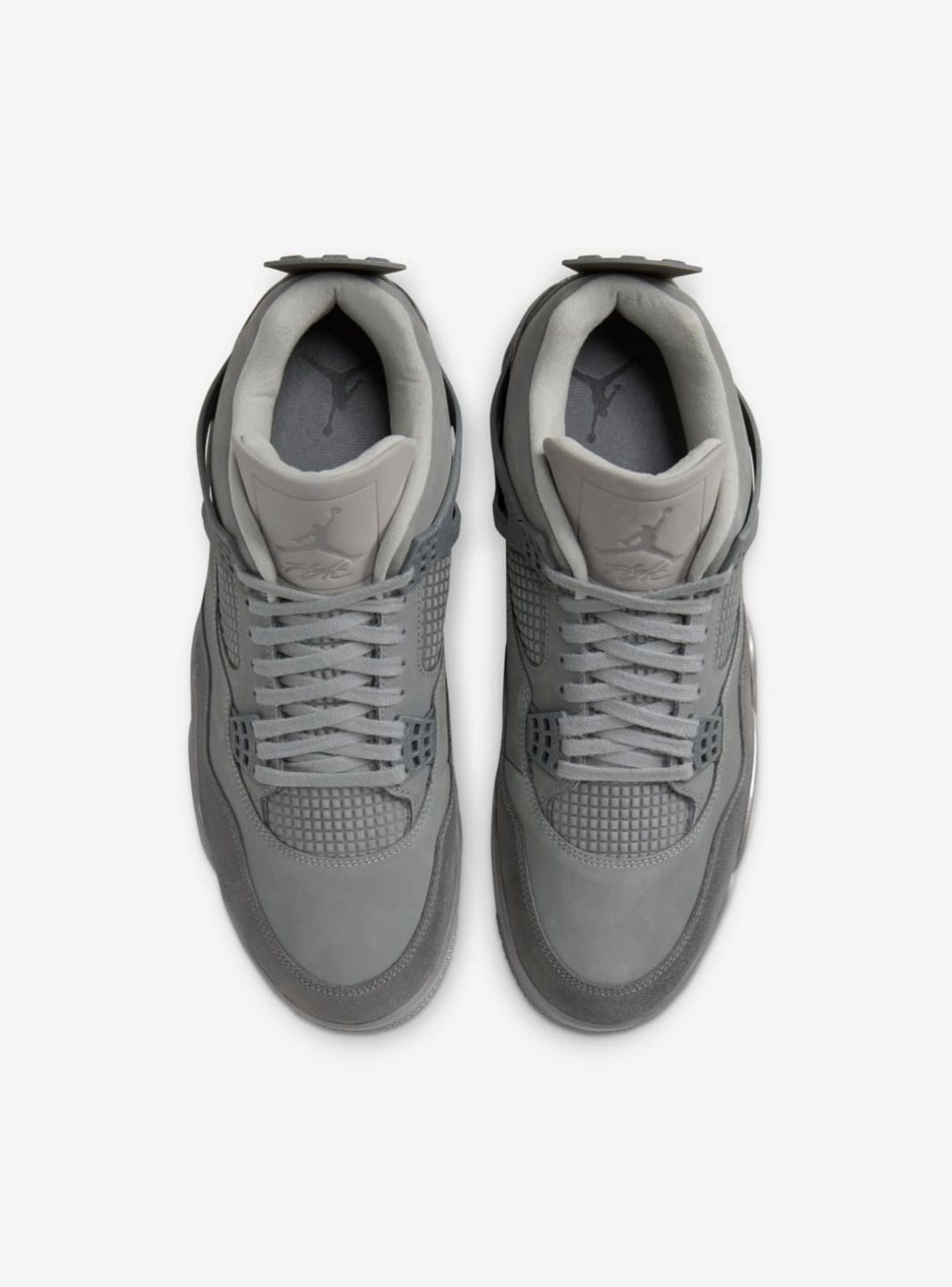 Nike Air Jordan 4 Retro SE Paris Olympics Wet Cement sneakers alte in grigio bianco - vista posteriore