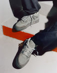 Nike Air Jordan 4 Retro SE Paris Olympics Wet Cement sneakers alte in grigio bianco - dettaglio suola
