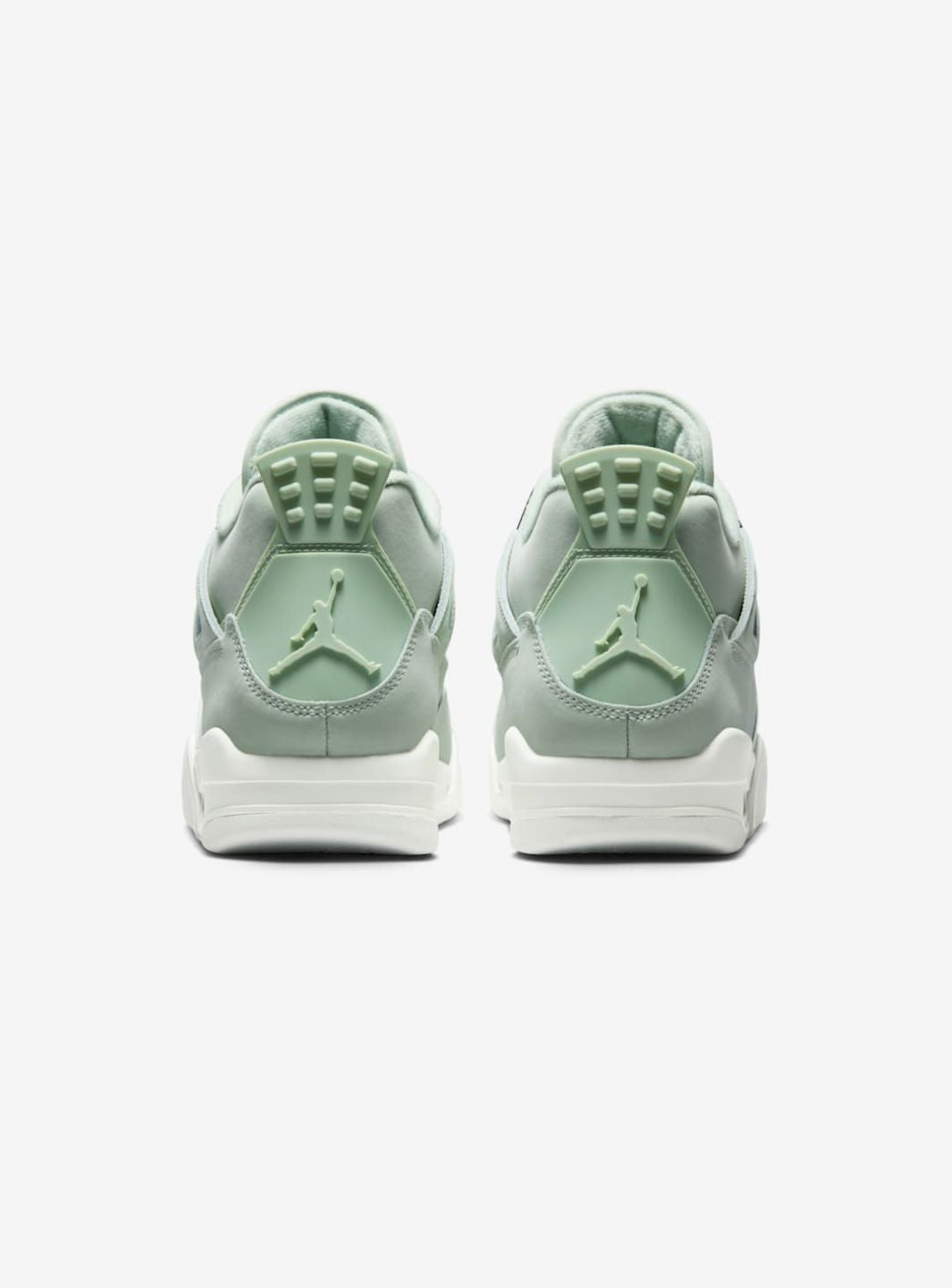 Nike Air Jordan 4 Retro Seafoam Sail sneakers alte in verde acqua bianco - vista dall'alto