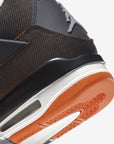 Nike Air Jordan 4 Retro Starfish sneakers alte in arancione bianco - dettaglio tomaia