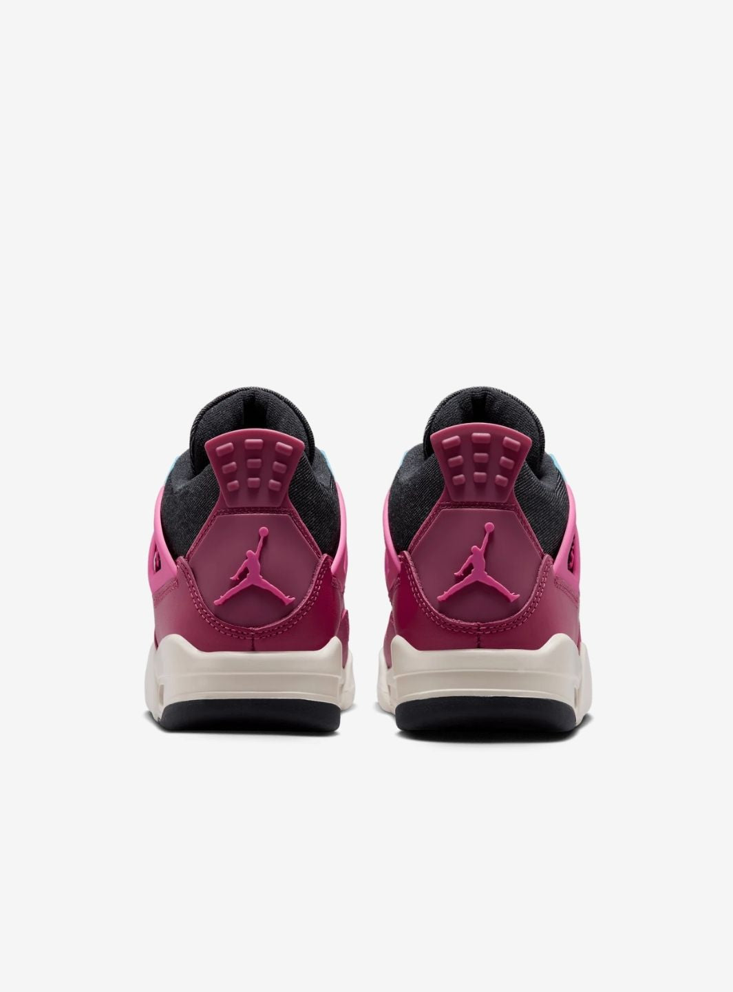 Nike Air Jordan 4 Retro Sweet Beet sneakers alte in rosa bianco - dettaglio suola