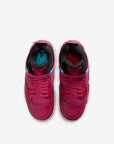 Nike Air Jordan 4 Retro Sweet Beet sneakers alte in rosa bianco - dettaglio tomaia