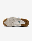 Nike Air Jordan 4 Retro TEX Denim Worn Blue sneakers alte in blu denim - dettaglio tallone