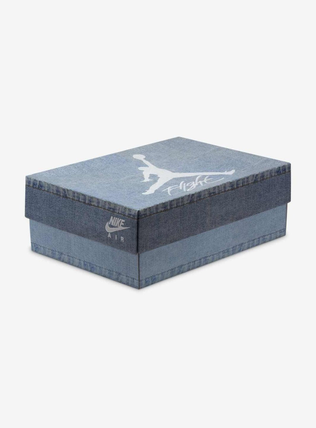 Nike Air Jordan 4 Retro TEX Denim Worn Blue sneakers alte in blu denim - vista laterale
