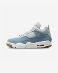 Nike Air Jordan 4 Retro TEX Denim Worn Blue Scarpe Uomo Donna