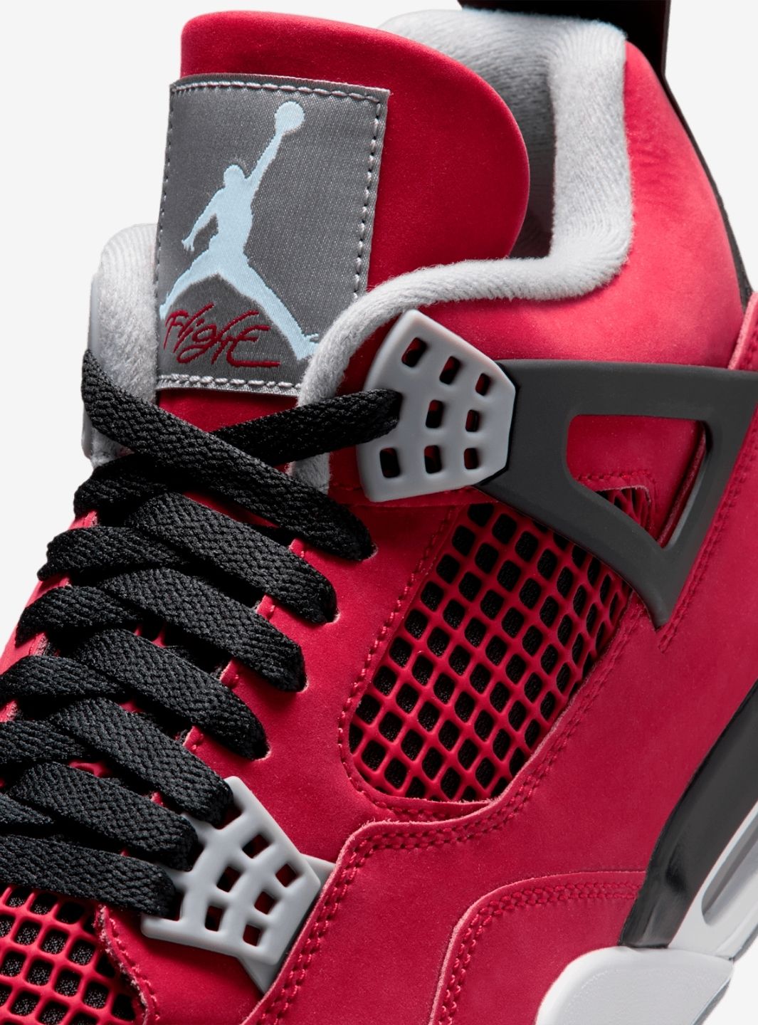 Nike Air Jordan 4 Retro Toro Bravo sneakers alte in rosso nero - vista posteriore