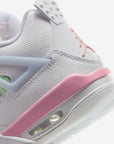 Nike Air Jordan 4 Retro Valentine's Day sneakers alte in rosa bianco - dettaglio tomaia