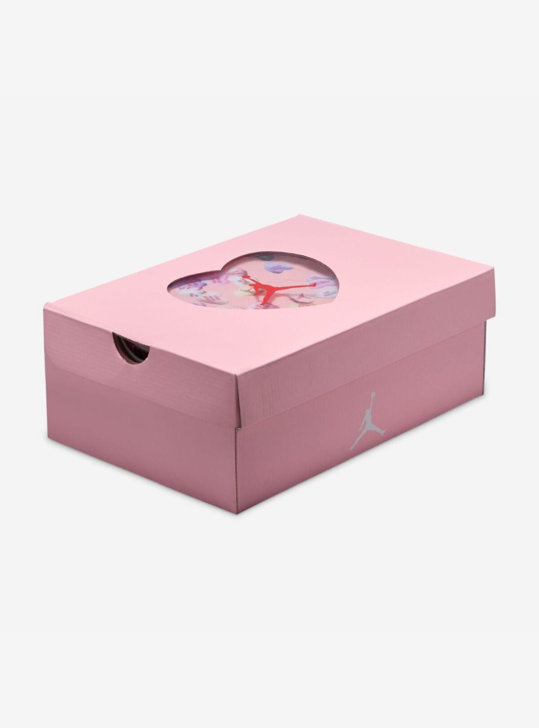 Nike Air Jordan 4 Retro Valentine's Day sneakers alte in rosa bianco - dettaglio tallone