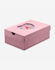Nike Air Jordan 4 Retro Valentine's Day sneakers alte in rosa bianco - dettaglio tallone