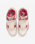 Nike Air Jordan 4 Retro Valentine's Day Sierra Red sneakers alte in rosso bianco - vista posteriore