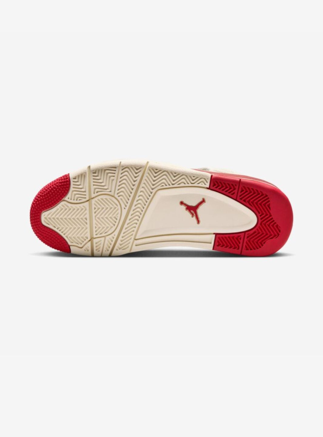 Nike Air Jordan 4 Retro Valentine's Day Sierra Red sneakers alte in rosso bianco - dettaglio tallone