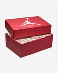 Nike Air Jordan 4 Retro Valentine's Day Sierra Red sneakers alte in rosso bianco - vista frontale