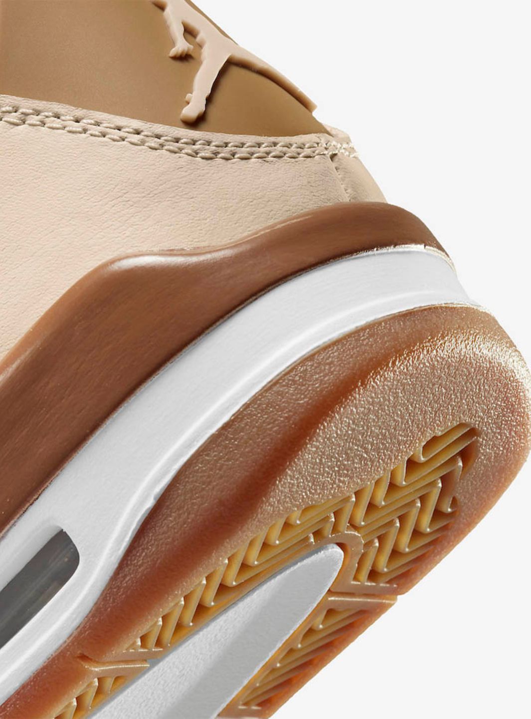 Nike Air Jordan 4 Retro Where the Wild Things Are sneakers alte in beige marrone - dettaglio tomaia