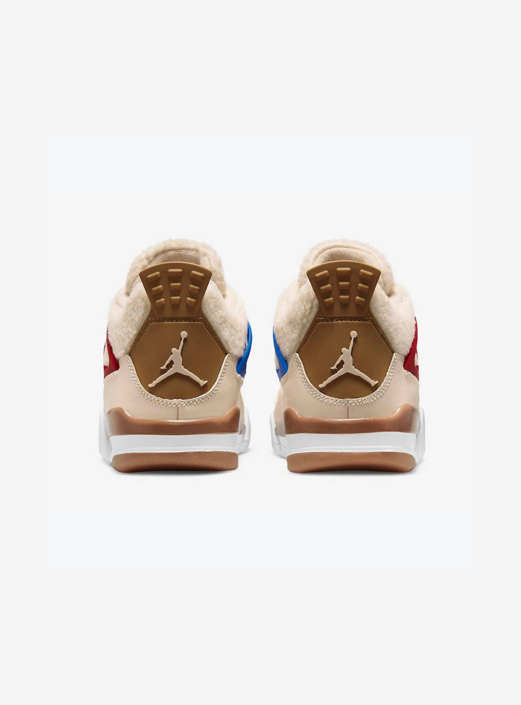 Nike Air Jordan 4 Retro Where the Wild Things Are sneakers alte in beige marrone - vista dall'alto