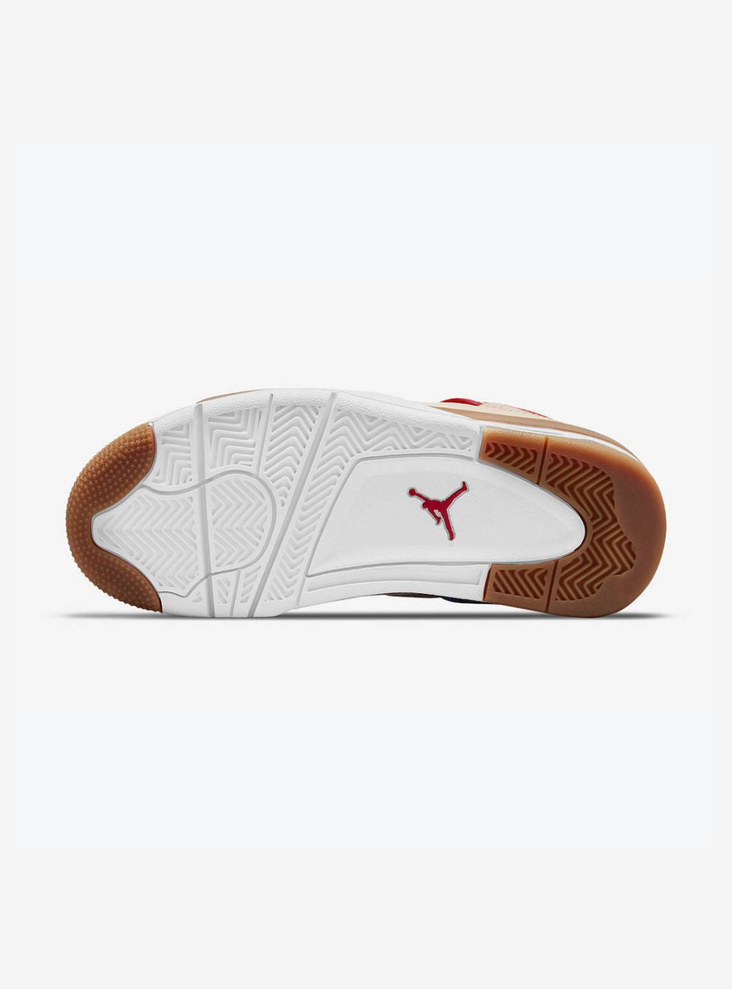 Nike Air Jordan 4 Retro Where the Wild Things Are sneakers alte in beige marrone - dettaglio tallone