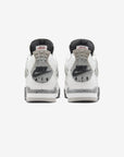 Nike Air Jordan 4 Retro White Cement sneakers alte in bianco grigio - vista dall'alto