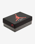 Nike Air Jordan 4 Retro White Cement sneakers alte in bianco grigio - vista laterale