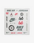 Nike Air Jordan 4 Retro Nigel Sylvester Grandma's Driveway sneakers alte in verde grigio - vista posteriore
