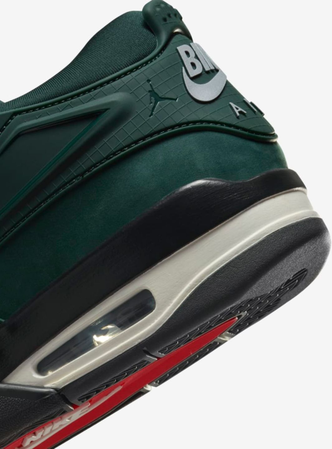 Nike Air Jordan 4 Retro Nigel Sylvester Grandma's Driveway sneakers alte in verde grigio - indossate