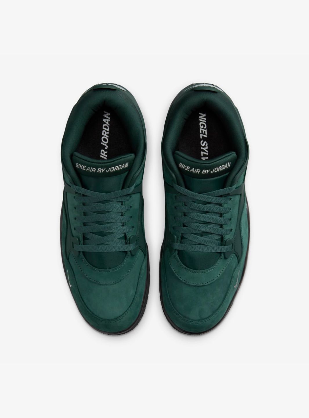 Nike Air Jordan 4 Retro Nigel Sylvester Grandma's Driveway sneakers alte in verde grigio - vista posteriore