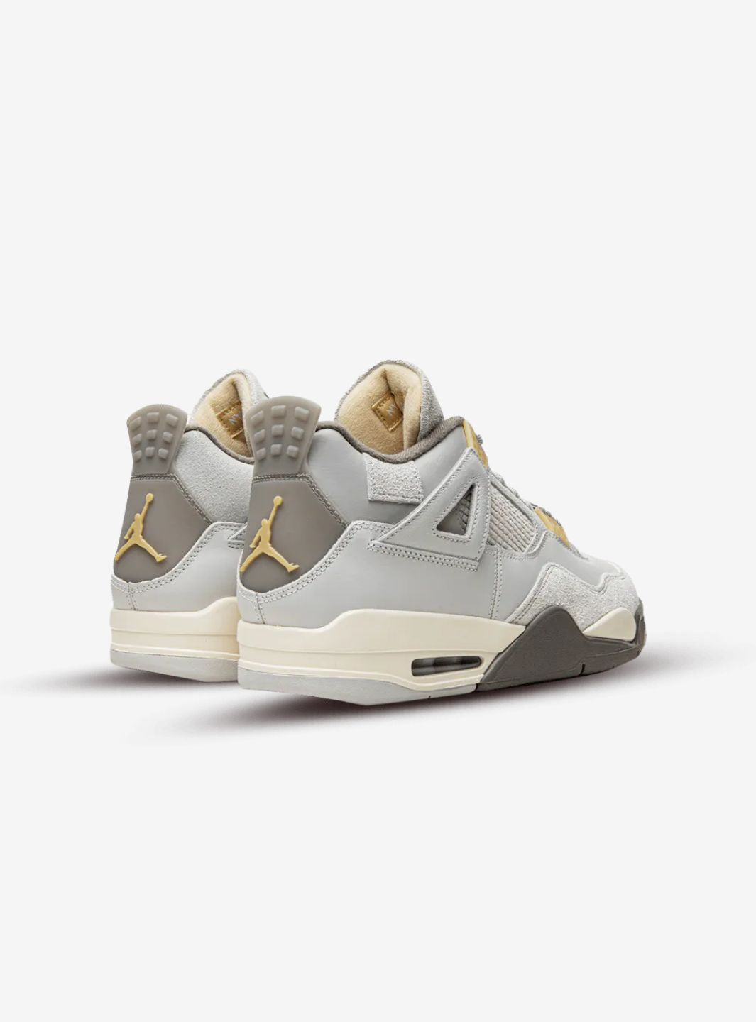 Nike Air Jordan 4 Retro SE Craft Photon Dust sneakers alte in grigio beige - dettaglio suola