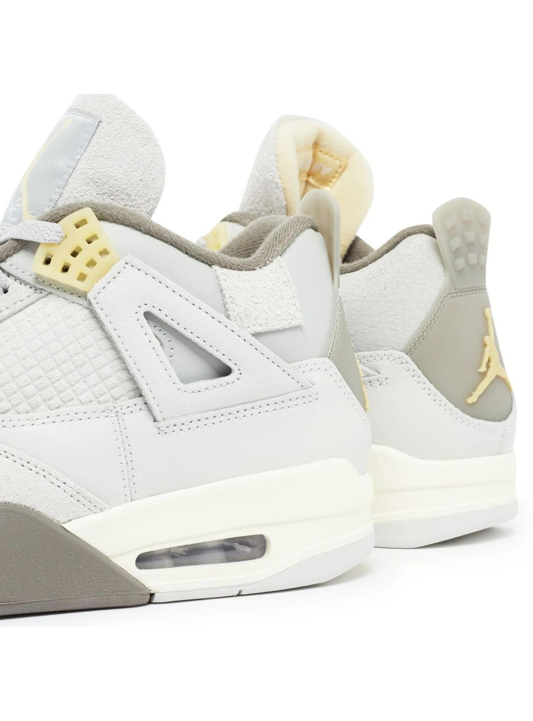 Nike Air Jordan 4 Retro SE Craft Photon Dust sneakers alte in grigio beige - vista laterale