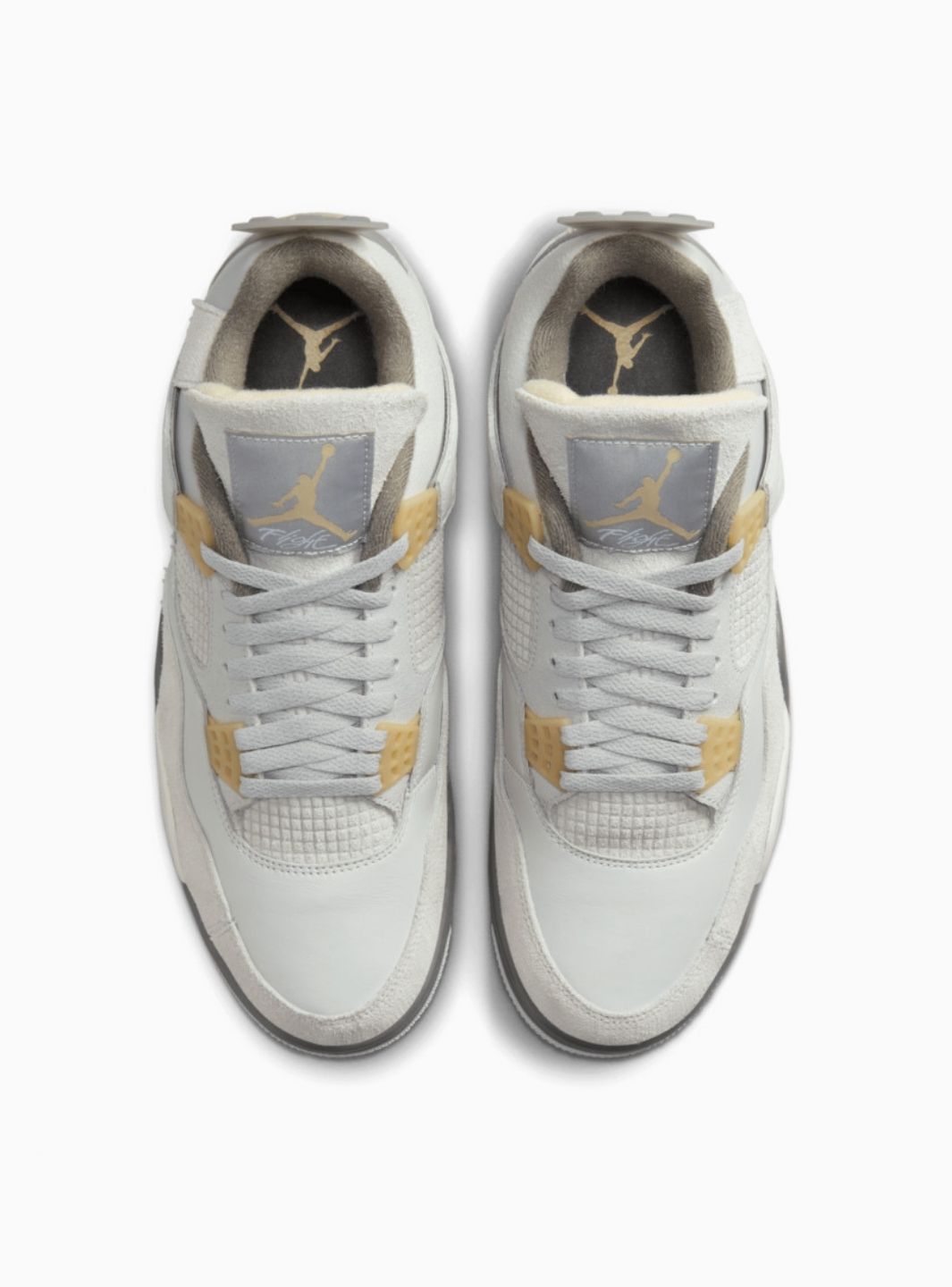 Nike Air Jordan 4 Retro SE Craft Photon Dust sneakers alte in grigio beige - vista posteriore