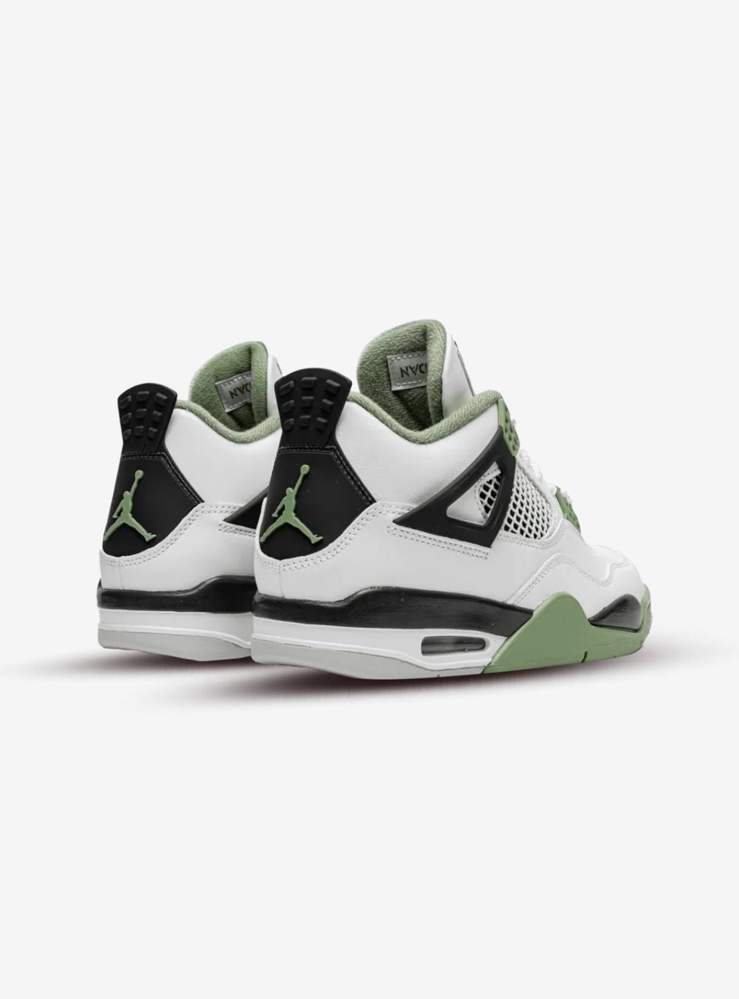 Nike Air Jordan 4 Retro Seafoam sneakers alte in verde acqua - dettaglio suola