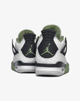 Nike Air Jordan 4 Retro Seafoam sneakers alte in verde acqua - indossate