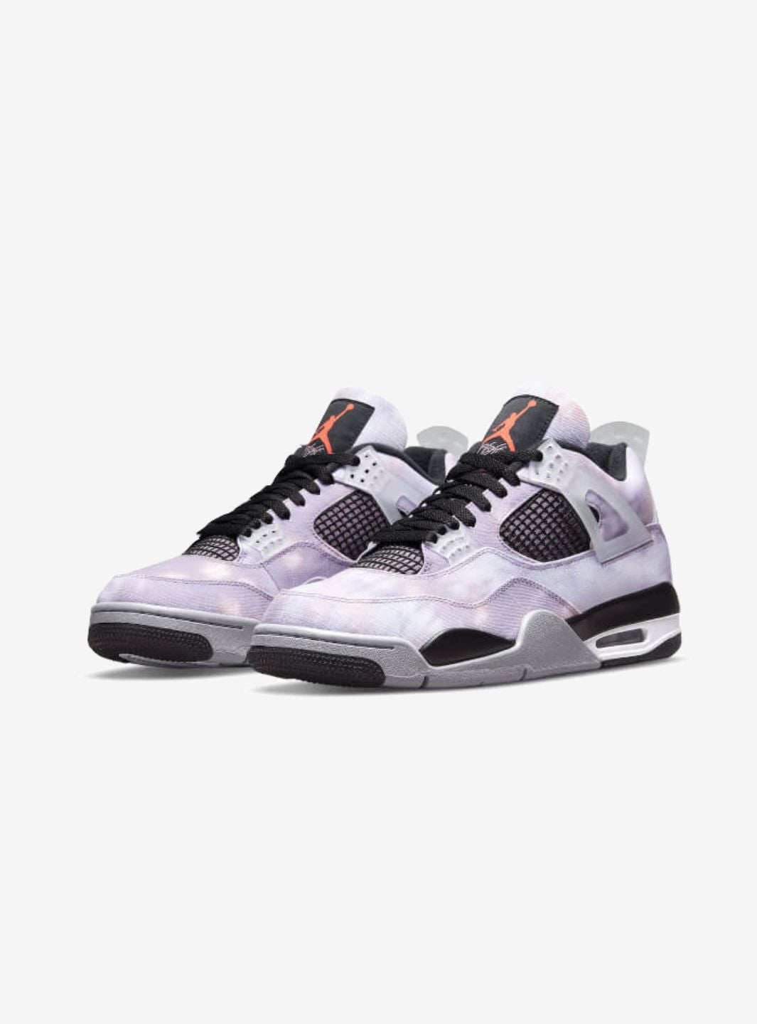 Nike Air Jordan 4 Retro Zen Master sneakers alte in grigio verde - vista frontale