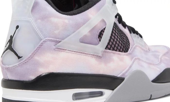 Nike Air Jordan 4 Retro Zen Master sneakers alte in grigio verde - dettaglio tomaia