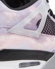 Nike Air Jordan 4 Retro Zen Master sneakers alte in grigio verde - dettaglio tomaia
