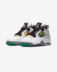 Nike Air Jordan 4 Retro Lucid Green Rasta sneakers alte in verde nero - vista frontale