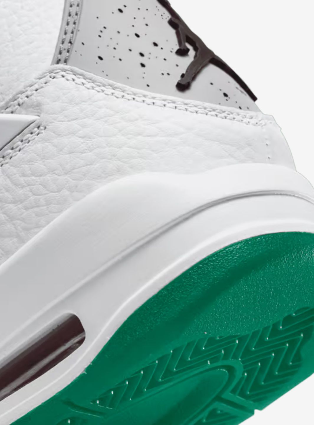 Nike Air Jordan 4 Retro Lucid Green Rasta sneakers alte in verde nero - dettaglio tomaia
