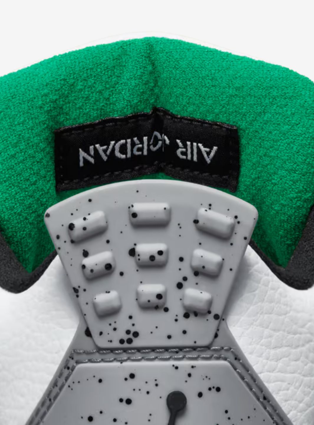 Nike Air Jordan 4 Retro Lucid Green Rasta sneakers alte in verde nero - indossate