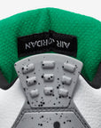 Nike Air Jordan 4 Retro Lucid Green Rasta sneakers alte in verde nero - indossate