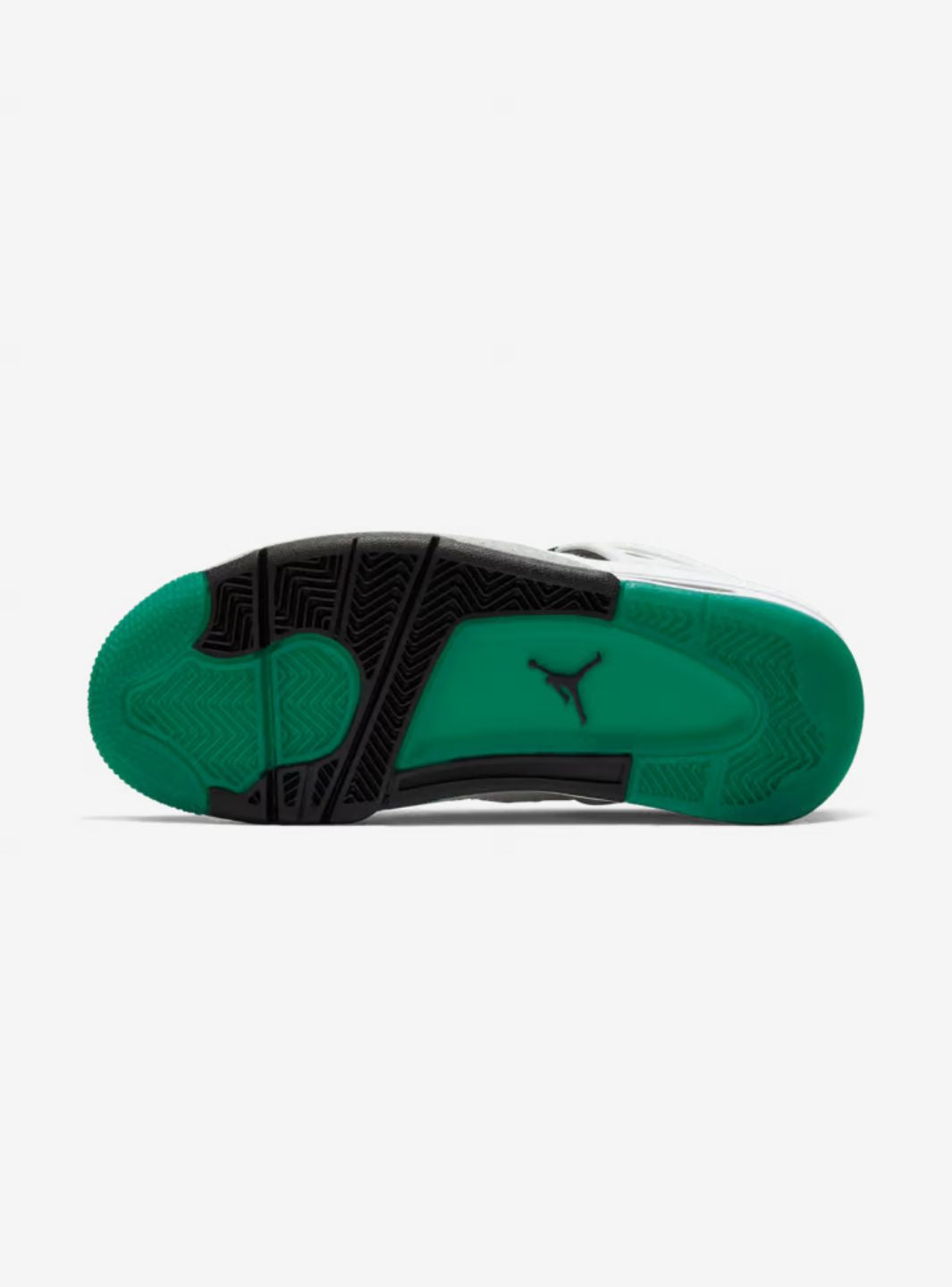 Nike Air Jordan 4 Retro Lucid Green Rasta sneakers alte in verde nero - dettaglio tallone