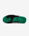 Nike Air Jordan 4 Retro Lucid Green Rasta sneakers alte in verde nero - dettaglio tallone