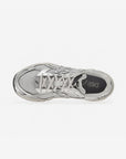 Asics Gel-1130 Glacier Grey Pure Silver sneakers basse uomo e donna in mesh e pelle sintetica grigio argento, vista posterior