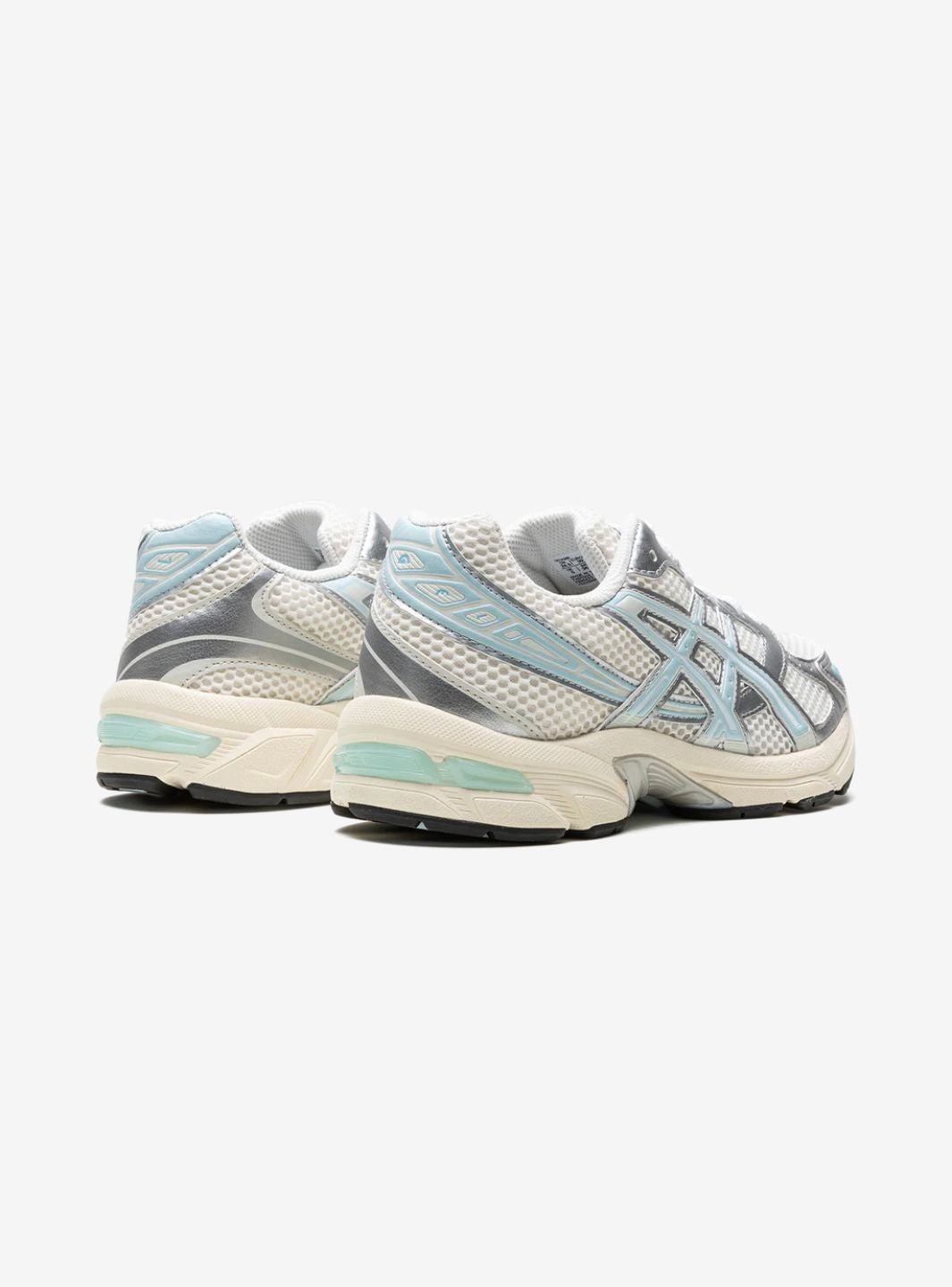 Asics Gel-1130 Kith Cream Starlight Blue sneakers basse uomo e donna in mesh e pelle sintetica crema blu, dettaglio suola
