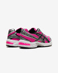 Asics Gel-1130 Neon Pack Pink sneakers basse uomo e donna in mesh e pelle sintetica rosa, dettaglio suola