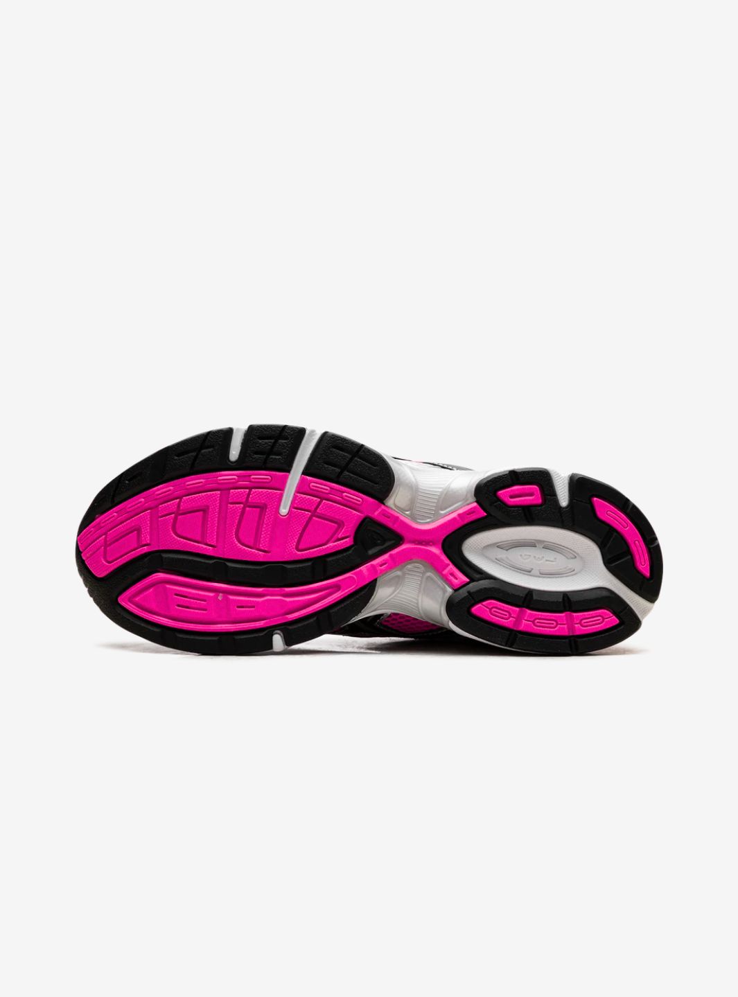 Asics Gel-1130 Neon Pack Pink sneakers basse uomo e donna in mesh e pelle sintetica rosa, vista posteriore