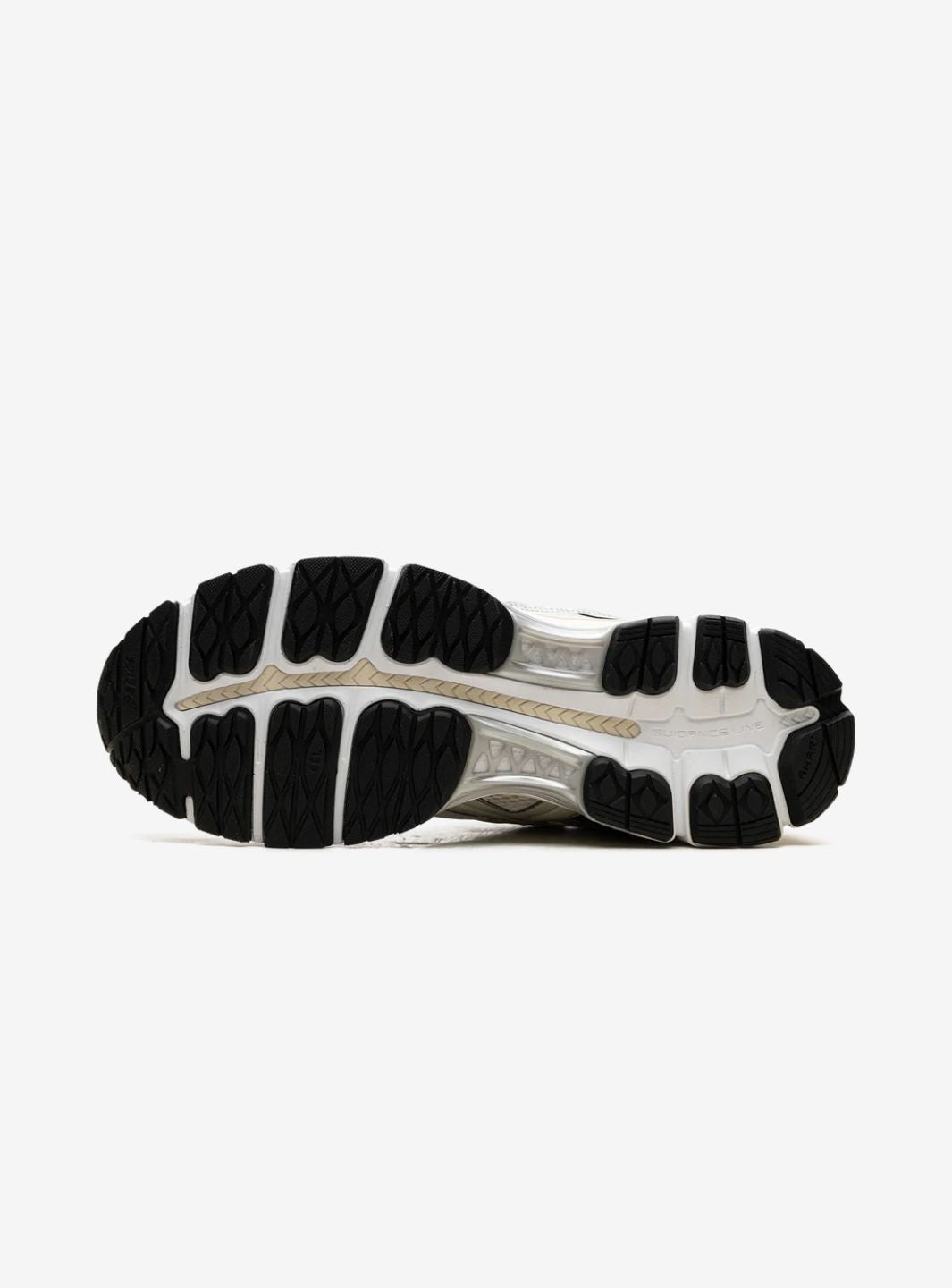 Asics Gel-Kayano 12.1 Ronnie Fieg Cream sneakers basse uomo e donna in mesh, pelle sintetica e pelle crema, vista posteriore