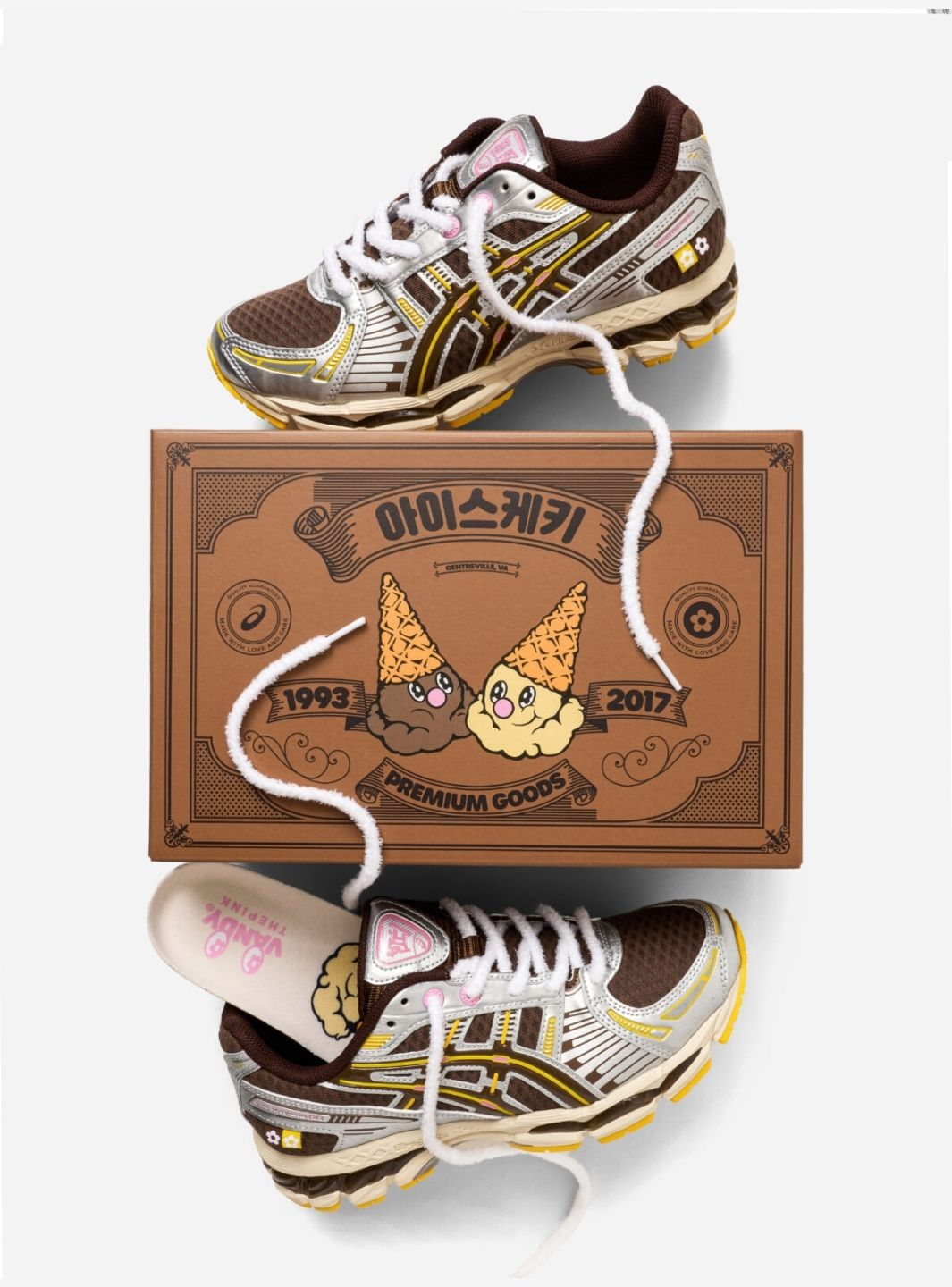 ASICS Gel-Kayano 12.1 x Vandy The Pink Chocolate Marrone Uomo Donna - 7