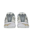 Asics Gel-Kayano 12.1 Cream Smoke Grey sneakers basse uomo e donna in mesh, pelle sintetica e pelle crema grigio, dettaglio s