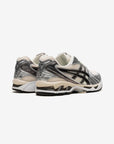 Asics Gel-Kayano 14 Cream Black Metallic Plum sneakers basse uomo e donna in mesh e pelle sintetica crema nero, dettaglio suo
