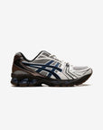 Asics Gel-Kayano 14 Cream Blue Coast sneakers basse uomo e donna in mesh e pelle sintetica crema blu, dettaglio tomaia