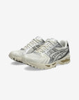 Asics Gel-Kayano 14 Cream Cocoa Powder sneakers basse uomo e donna in mesh e pelle sintetica crema marrone, vista frontale