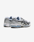 Asics Gel-Kayano 14 JJJJound White Blue sneakers basse uomo e donna in mesh e pelle sintetica bianco blu, dettaglio suola