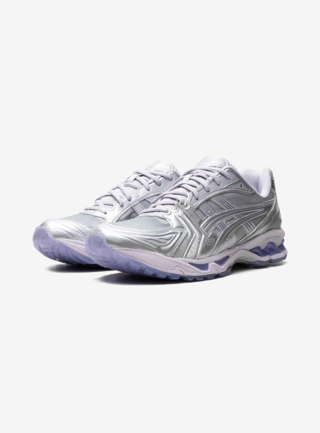 Asics Gel-Kayano 14 Kith Marvel Villains Silver Surfer sneakers basse uomo e donna in mesh e pelle sintetica argento, vista f